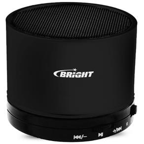 Caixa de Som Portátil Bluetooth 3w Rms Preta 0343 Bright