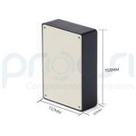 Caixa / Gabinete Plástico PATOLA PB-115 - 50x112x158mm