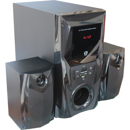 Caixa Multimidia 2.1 com Subwoofer 44W RMS SP-365 Preto C3 TECH