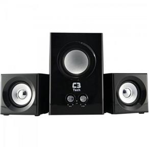 Caixa Multimídia 2.1 com Subwoofer 8W Rms Sp-223Bs C3 Tech