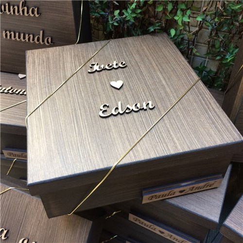 Caixa Personalizada para Padrinhos - V