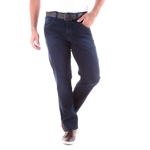 Calça Jeans Regular Estonada 5 Bolsos