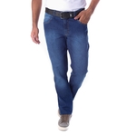 Calça Jeans Regular Estonada 5 Bolsos