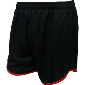 Calção Feminino - Preto X Vermelho - G