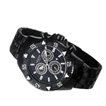 North Calendar Quartz Wrist Watch Stainless Steel Bracelet Men Watch