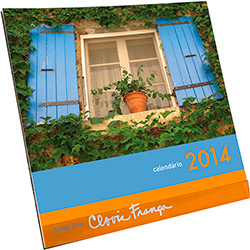 Calendário de Mesa Clovis França 2014 - Teca