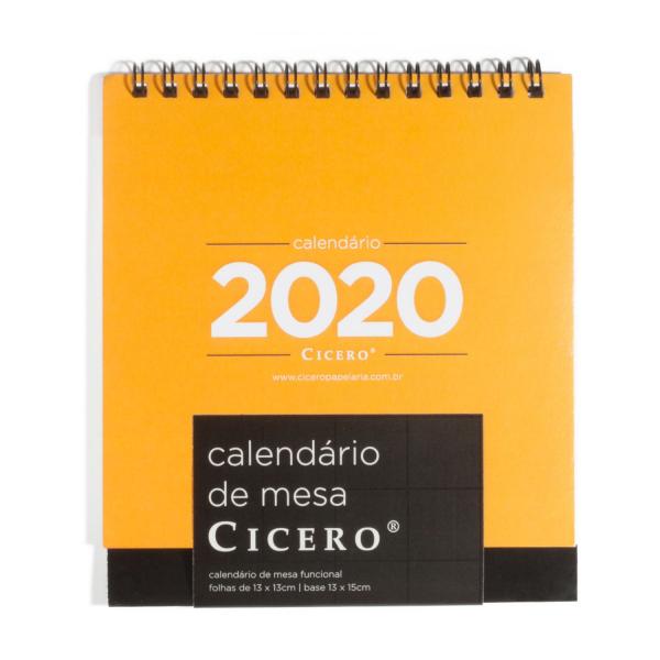 Calendário Funcional de Mesa 13x15 - Mostarda - Cicero