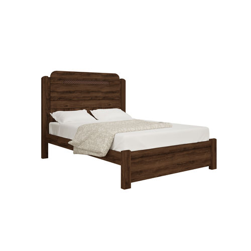 Cama de Casal Duo Jacarandá Madeirado-5687 - Robel