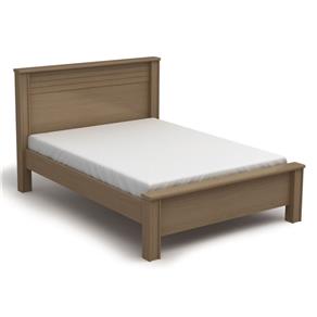 Cama de Casal S819 Nature - Marrom Chocolate