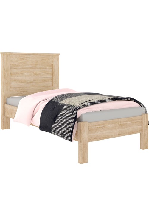 Cama de Solteiro 100% MDF Colônia Cedro Madeirado Robel Móveis