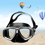 Camada de Am-408 Adulto Duplo Waterproof Anti-Fog Silicone Mergulho M¨¢scara Underwater Goggles Equipamento Nata??o