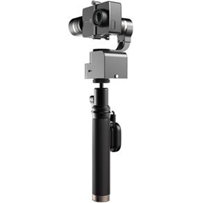 Câmera Ação com Kit de Acessórios - YI Technology 4K Action Camera com Gimbal Head, Selfie Stick & Bluetooth Remote