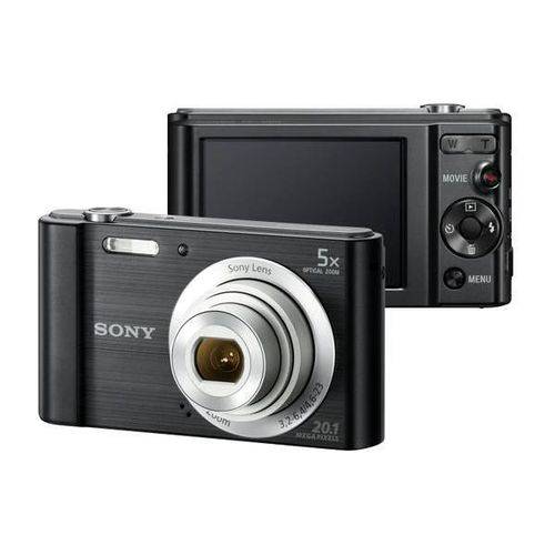Câmera Compacta Sony Dsc W-800 20.1 MP 2.7" com USB - Preto