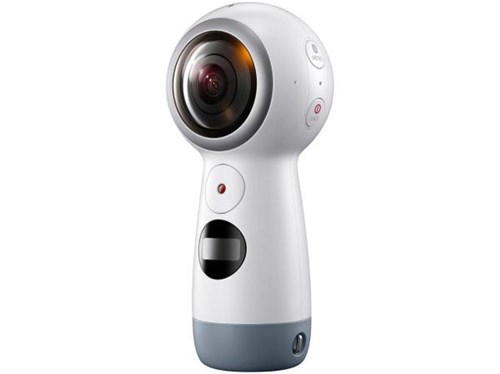 Câmera Digital Samsung Gear 360 15MP com WiFi Bluetooth e Gravação Full HD - Branco