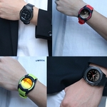 Câmera impermeável Watch Smart Homens Smartwatch Pedômetro Relógio de pulso