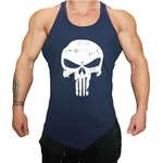 Mshop Homens Moda Impressão Muscle Musculação Mangas Shirt De Alças