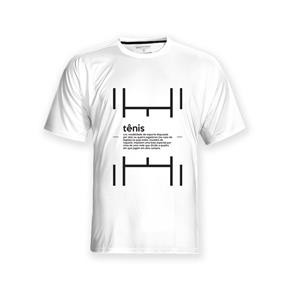 Camiseta Definição Tênis - M - Branco