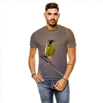 Camiseta Pássaro Pia Cobra Masculina GY