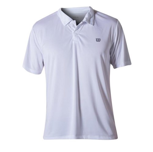 Camiseta Polo Core Branco Masculino - Wilson (G)