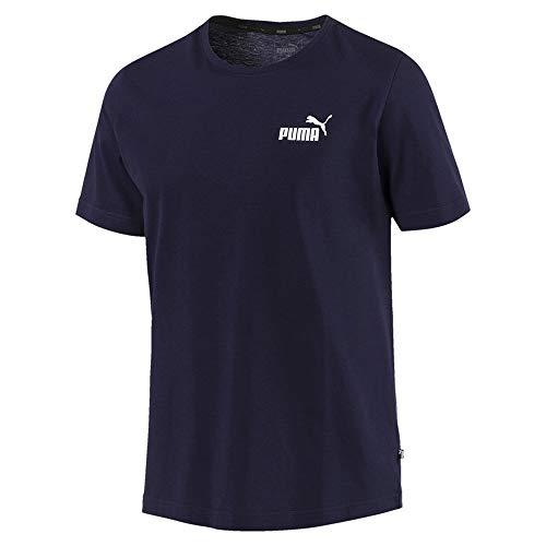 Camiseta Puma Essentials Marinho e Branco