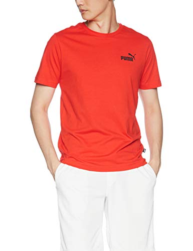 Camiseta Puma Essentials Marinho e Branco