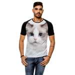 Camiseta Raglan Gato Ragdoll Masculina