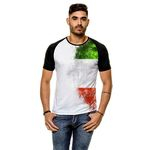 Camiseta Raglan Itália Side Paint Masculina