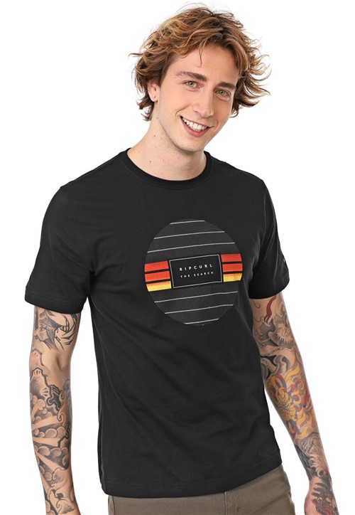 Camiseta Rip Curl Cyclone Preta