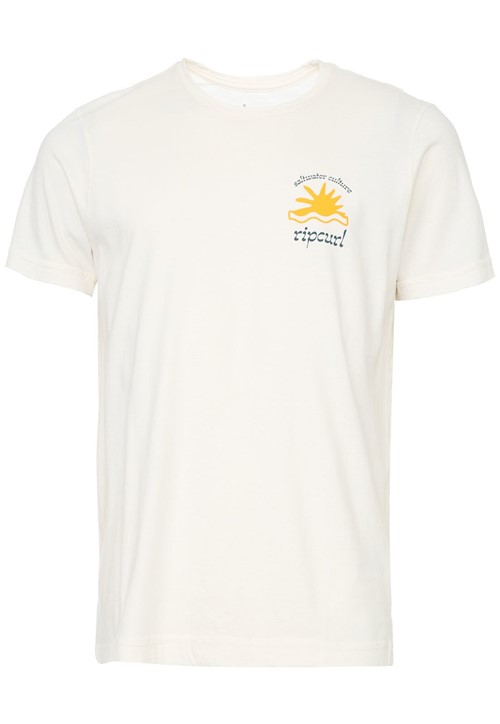 Camiseta Rip Curl Distant Off-White