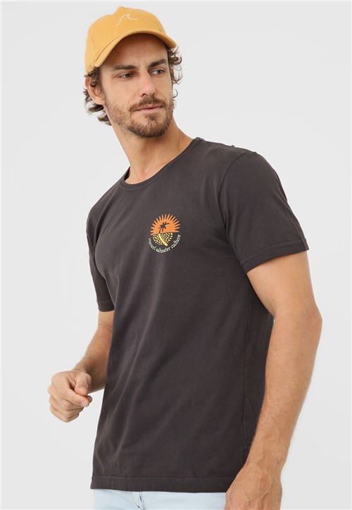 Camiseta Rip Curl Distant Preta