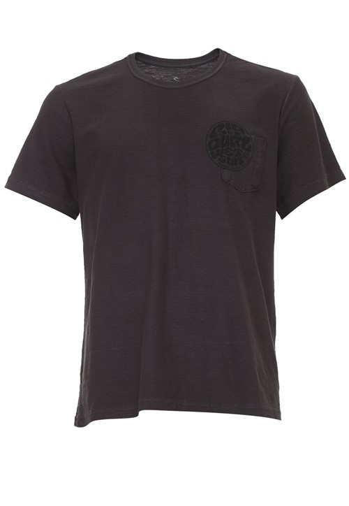 Camiseta Rip Curl Round Logo Grafite