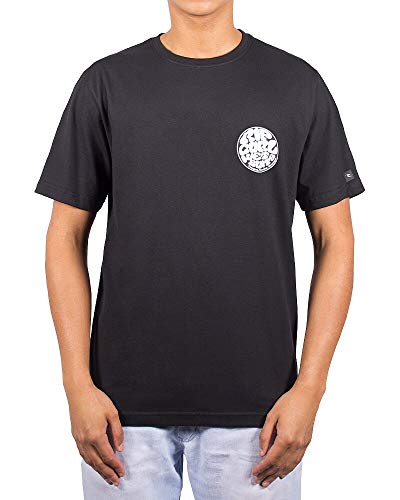 Camiseta Rip Curl Round Logo - Preto-M