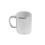 Caneca de Porcelana Luminus Prateada 325ml