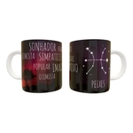 Caneca Porcelana Horóscopo Signo Peixes