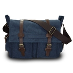 Canvas portátil Homens Outdoor Carrying armazenamento Camera Case Bag