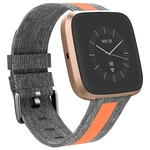 Canvas Strap Watch para Fitbit Versa 2 / versa / versa Lite