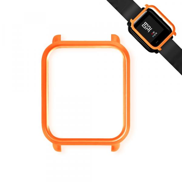 Capa Case Bumper para Proteção Xiaomi Huami Amazfit Bip Laranja - Sikai