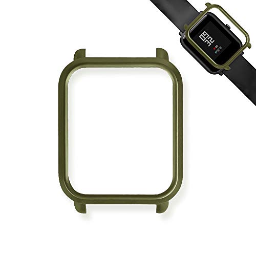 Capa Case Bumper para Proteção Xiaomi Huami Amazfit Bip Verde Musgo