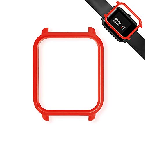 Capa Case Bumper para Proteção Xiaomi Huami Amazfit Bip Vermelha