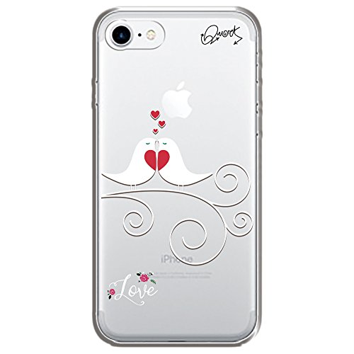 Capa Case Capinha Iphone 7 - LOVE PASSARINHOS