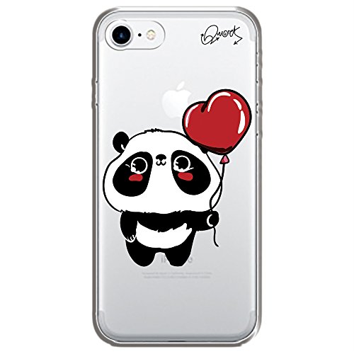 Capa Case Capinha Iphone 7 - PANDA LOVE