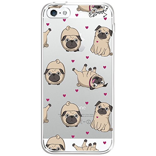 Capa Case Capinha IPhone5/5s-Pug