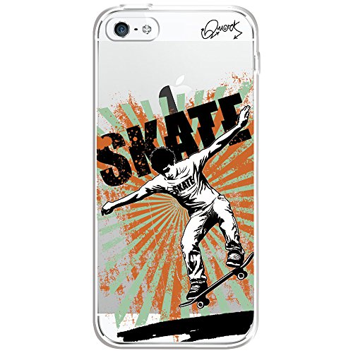 Capa Case Capinha IPhone5/5s-Skate