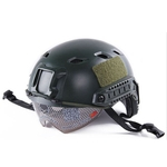 Capacete à prova de vento anti-colisão leve com óculos de proteção Militar de Tiro Capacete Paintball Máscara Facial