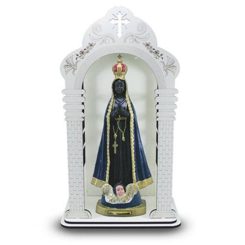 Capela 60 Cm com Imagem de Nossa Senhora Aparecida Inquebrável