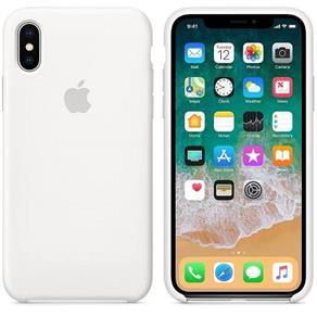 Capinha Case Iphone X Branca com Película de Vidro 5D