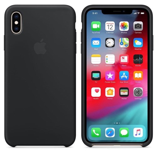 Capinha Case Iphone X Preta com Película de Vidro 5D