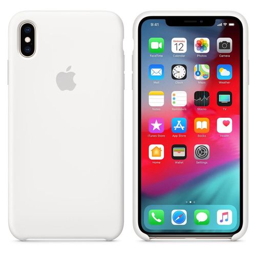 Capinha Case Iphone XS Branca com Película de Vidro 5D