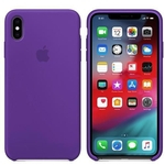 Capinha Case Iphone XS Roxa com Película de vidro 5D