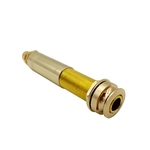 Captador de guitarra Cauda Prego Converter Endpin Jack Adaptador de Material de Cobre Banhado A Ouro 6.35mm Fêmea para RCA Feminino Interface